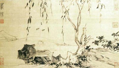 Master Zhuangzi. Dreaming he is a butterfly.